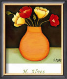 Flores Coloridas II Posters by H. Alves