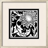 Graphic Floral Motif II Art