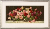 Rosen in Silberner Schale Prints by E. Kruger