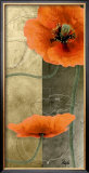 Orange Poppies II Prints by Patty Q.