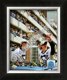 Marc-Andre Fleury & Sidney Crosby 2009 Stanley Cup Champions Victory Parade Framed Photographic Print