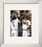 Jose Reyes and David Wright Framed Photographic Print