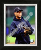 Derek Jeter 2008 Close Up Framed Photographic Print