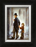 Charly Chaplin Print by Renate Holzner