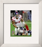 Osi Umenyiora - Super Bowl XLII Framed Photographic Print