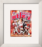 Chase Utley 2008 Framed Photographic Print