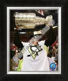 Evgeni Malkin Game 7 - 2008-09 NHL Stanley Cup Finals With Trophy Framed Photographic Print