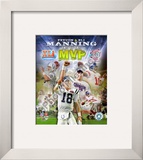 Peyton Manning & Eli Manning Framed Photographic Print