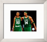 Paul Pierce & Ray Allen Game 4 of the 2008 NBA Finals Framed Photographic Print