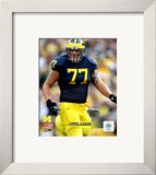 Jake Long University of Michigan Wolverines; 2007 Action Framed Photographic Print