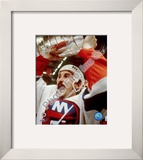 Bryan Trottier - Holding Stanley Cup Framed Photographic Print