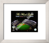 Yankee Stadium Aerial The Final Game 2008 Framed Photographic Print