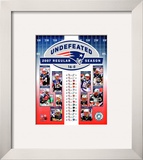 Patriots Undefeated Framed Photographic Print