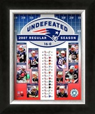 Patriots Undefeated Framed Photographic Print