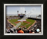 AT&T Park 2008 Opening Day; SanFrancisco Giants Framed Photographic Print