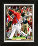 Prince Fielder 2009 Home Run Derby Framed Photographic Print