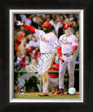 Ryan Howard & Chase Utley Game 4 of the 2008 MLB World Series Framed Photographic Print