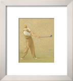 Golfer V Art by Jose Gomez