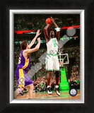 Kevin Garnett, Game 2 of the 2008 NBA Finals; Action 4 Framed Photographic Print