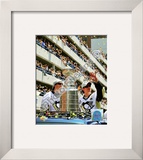 Marc-Andre Fleury & Sidney Crosby 2009 Stanley Cup Champions Victory Parade Framed Photographic Print