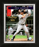 Joe Mauer 2008 American League Batting Title Framed Photographic Print