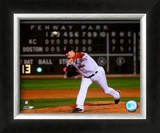 Jon Lester's 2008 No Hitter Action; Horizontal Framed Photographic Print