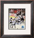 Pittsburgh Penguins Celebration Game 7 of the 2008-09 NHL Stanley Cup Finals Framed Photographic Print