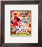 Albert Pujols 2008 NL MVP Framed Photographic Print