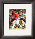 Prince Fielder 2009 Home Run Derby Framed Photographic Print