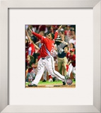 Prince Fielder 2009 Home Run Derby Framed Photographic Print