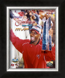 Dexter Jackson SB XXXVII MVP Overlay 17 Framed Photographic Print