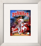Dustin Pedroia 2008 MVP Framed Photographic Print