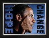 Barack Obama: Hope, Change Prints