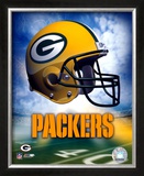 Green Bay Packers Helmet Logo ©Photofile Framed Photographic Print