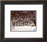 Pittsburgh Penguins Game 7 of the 2008-09 NHL Stanley Cup Finals Celebration Framed Photographic Print