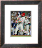 Shane Victorino 2008 NLCS Game 4 Home Run Framed Photographic Print