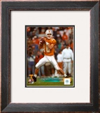 Peyton Manning University of Tennessee Volunteers Action Framed Photographic Print
