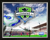 Seattle Sounders 2008  Logo Framed Photographic Print