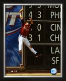 Lance Berkman - 2004 Fielding Action ©Photofile Framed Photographic Print