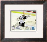 Marc-Andre Fleury Game 7 of the 2008-09 NHL Stanley Cup Finals Framed Photographic Print