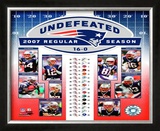 Patriots Undefeated Framed Photographic Print
