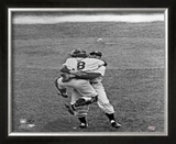 Don Larsen & Yogi Berra Game 5 of the 1956 World Series Framed Photographic Print