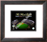 Yankee Stadium Aerial The Final Game 2008 Framed Photographic Print