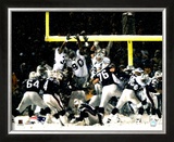 Adam Vinatieri - 2001 Divisional Playoffs vs Oakland Raiders Framed Photographic Print