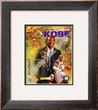 Kobe Bryant 2008 MVP Portrait Plus; LA Lakers Framed Photographic Print