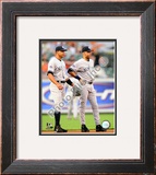Alex Rodriguez & Derek Jeter 2008 Action Framed Photographic Print
