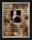 Principals of Music, Handel Poster by Susan Hartenhoff