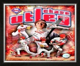Chase Utley 2008 Framed Photographic Print