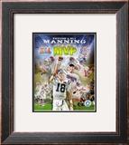 Peyton Manning & Eli Manning Framed Photographic Print