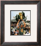 Kobe Bryant 2009 NBA Championship Victory Parade Framed Photographic Print